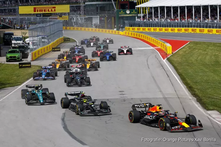 Verstappen ook in Canada niet te houden