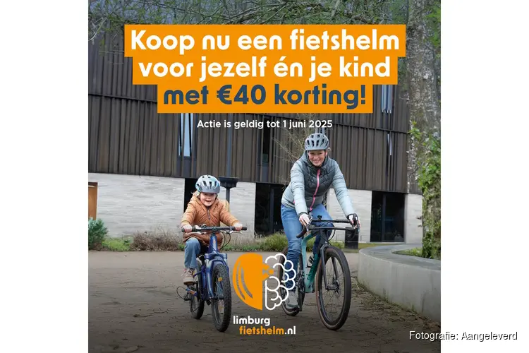 40,- euro korting op fietshelm voor Ouder & Kind